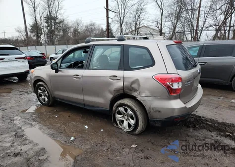 2016 Subaru Forester 2.5I из США, поврежденный, VIN JF2SJAAC3GH536538